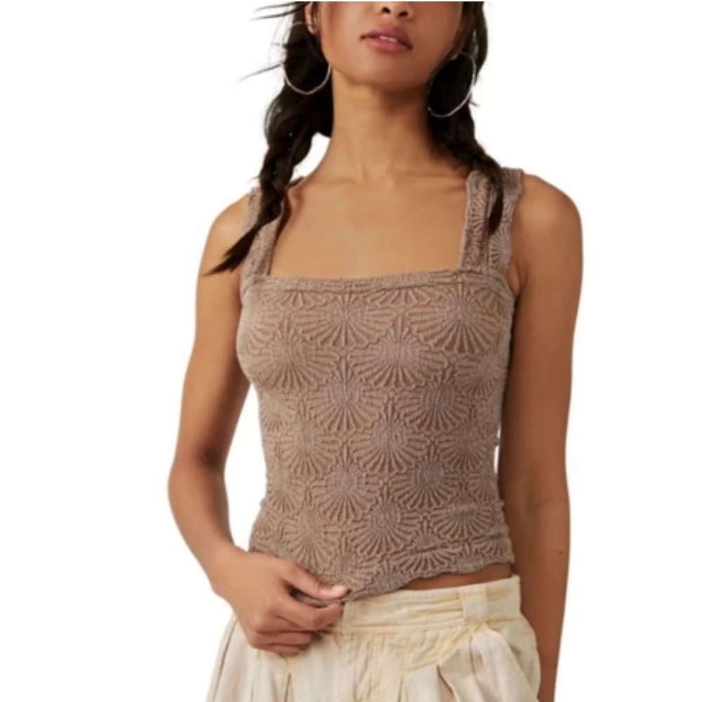Free People textured tank